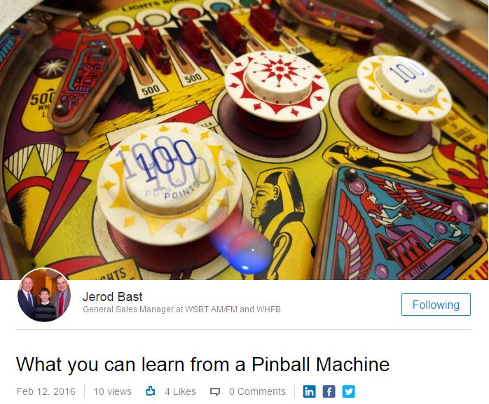 Featured image for “What you can learn from a Pinball Machine”