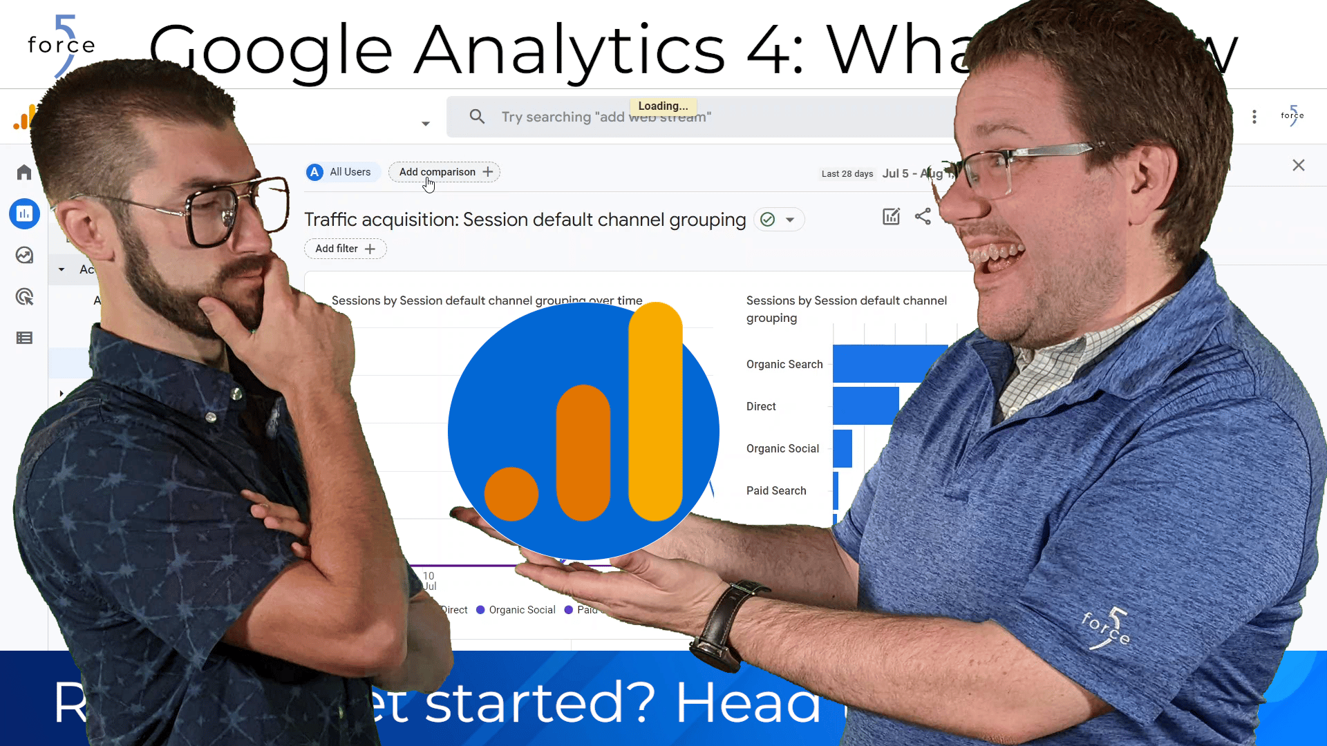 Featured image for “Your Step-by-Step Guide to Moving to Google Analytics 4 with Force 5”